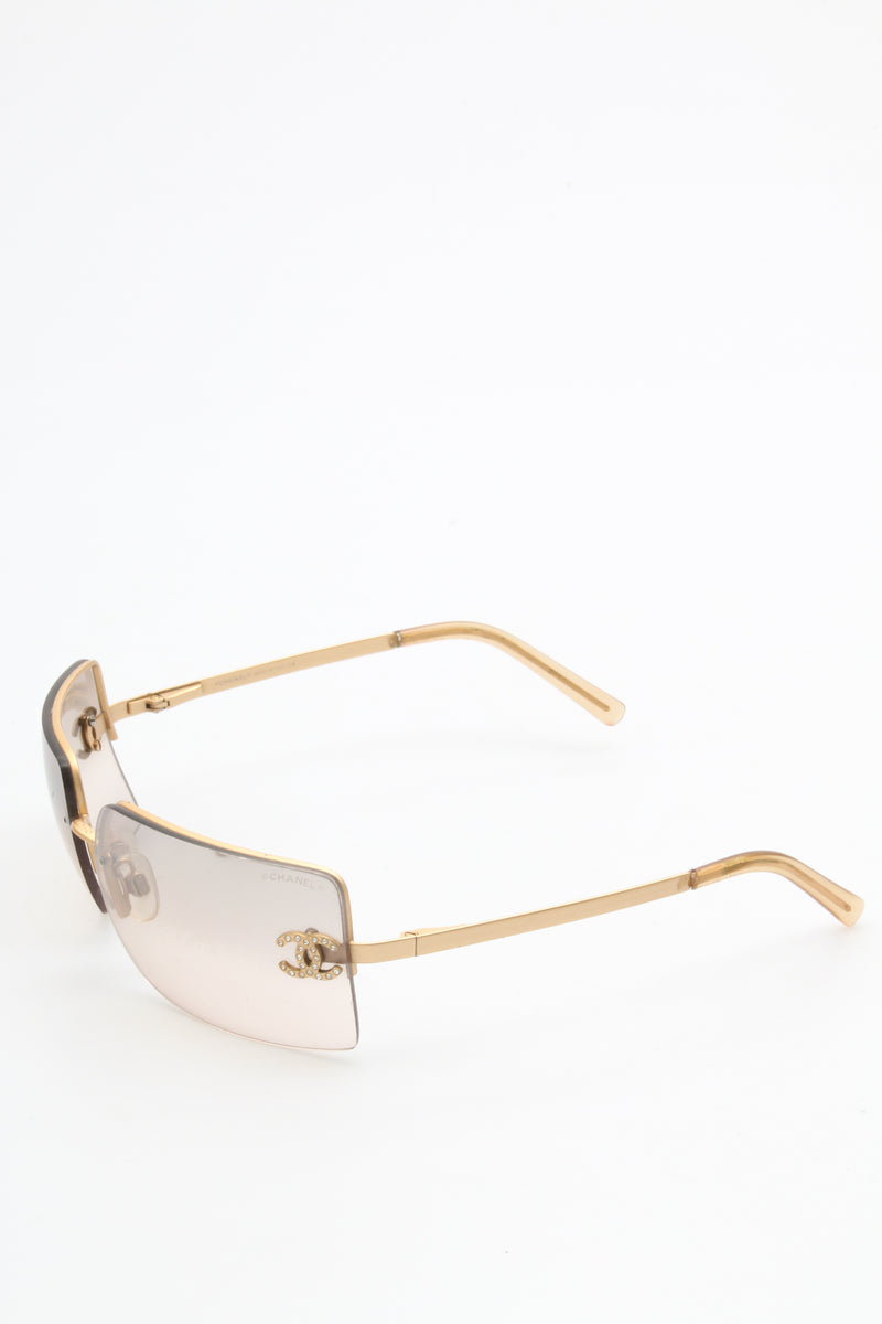 Chanel Rhinestone Sunglasses