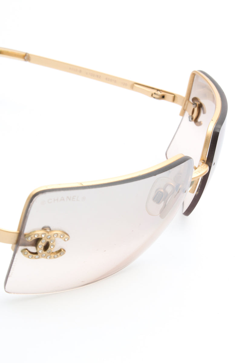 Chanel Rhinestone Sunglasses