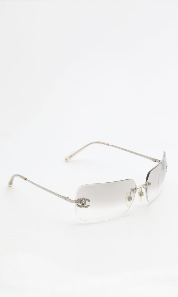 Chanel Rhinestone Sunglasses