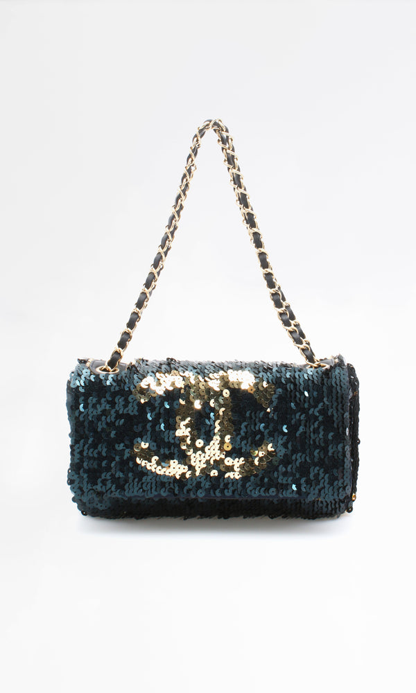 Chanel Sequin Classic Flap Bag