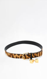 Dior Gambler Leopard Belt