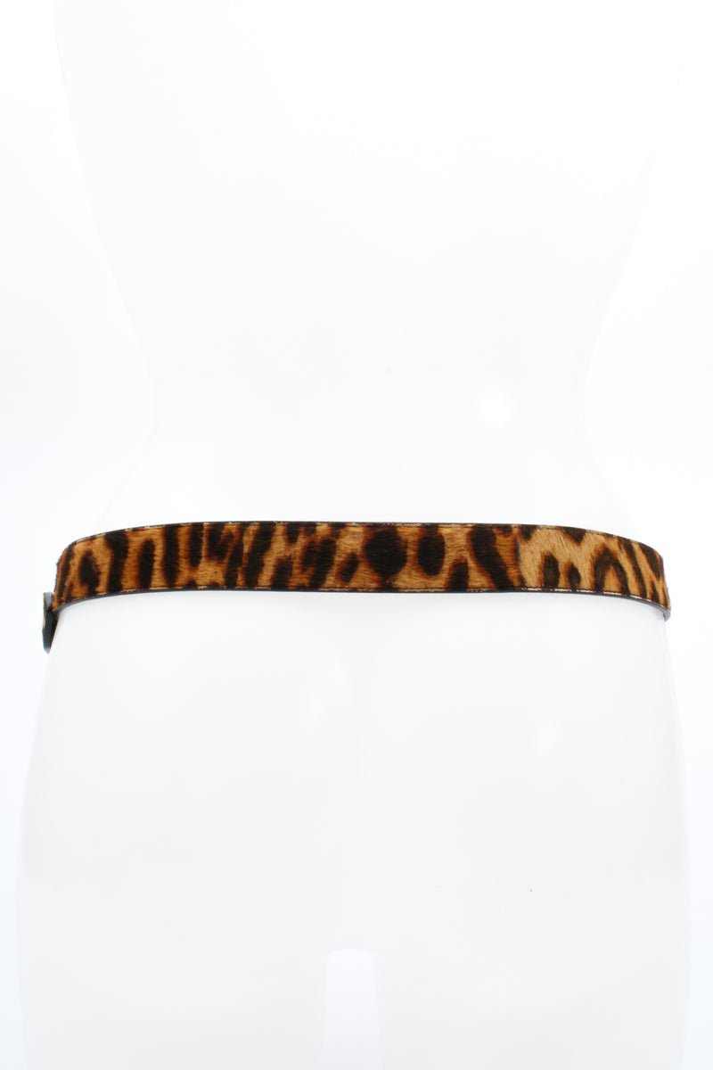 Dior Gambler Leopard Belt