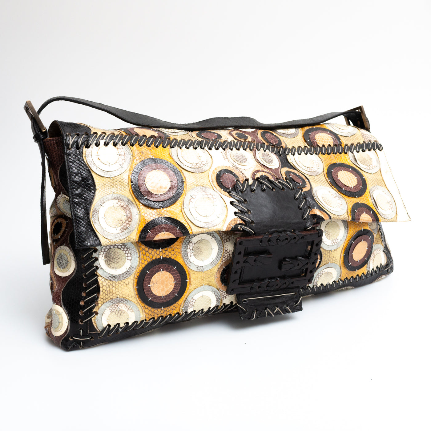 Fendi whipstitch baguette online