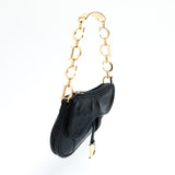 Dior Ostrich Chain Saddle Bag