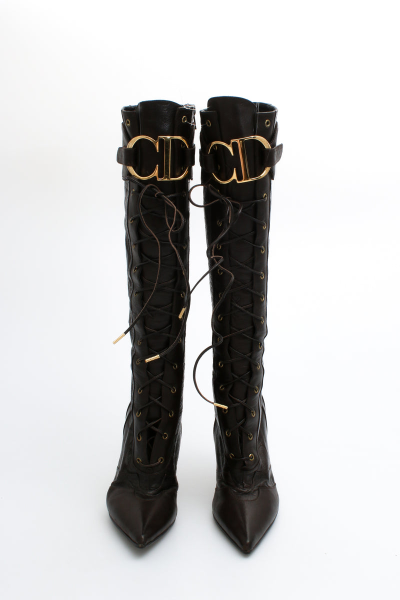 Dior Croc Logo Boots