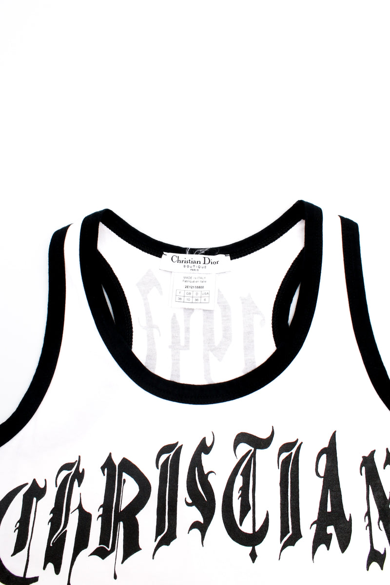 Dior Gothic Tank Top