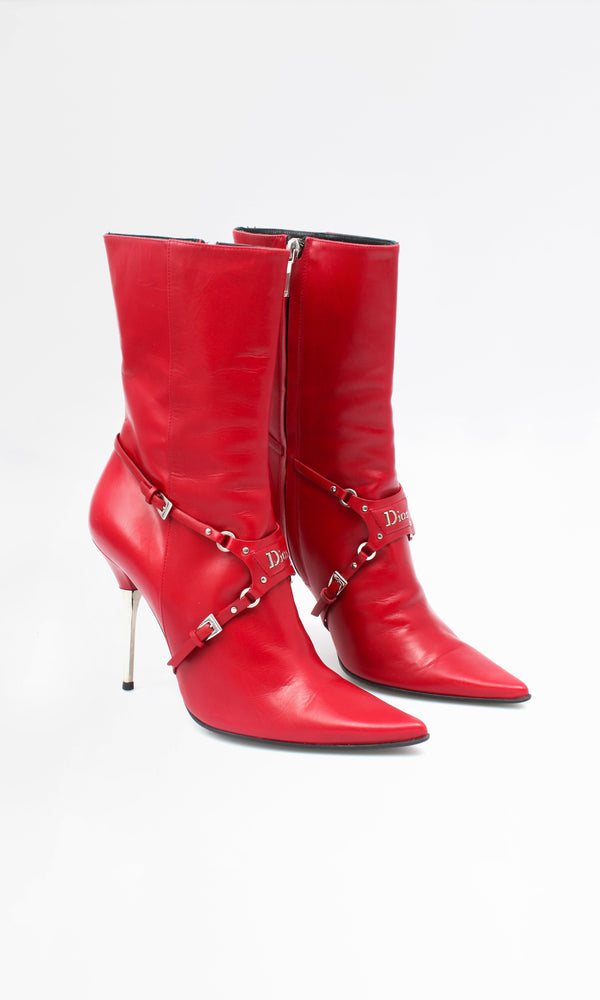 Dior Bondage Boots