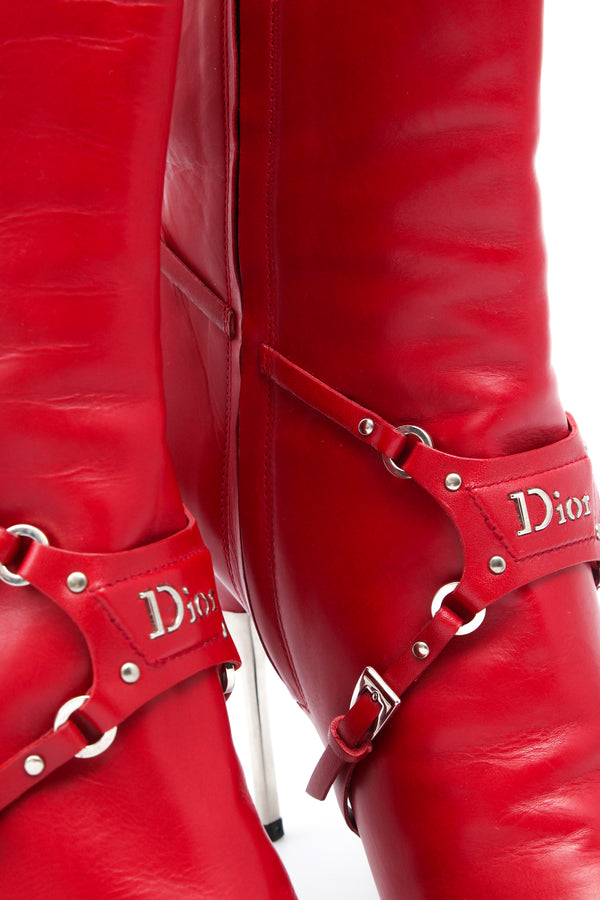 Dior Bondage Boots