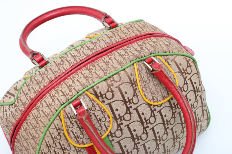 Dior rasta bowling bag sale