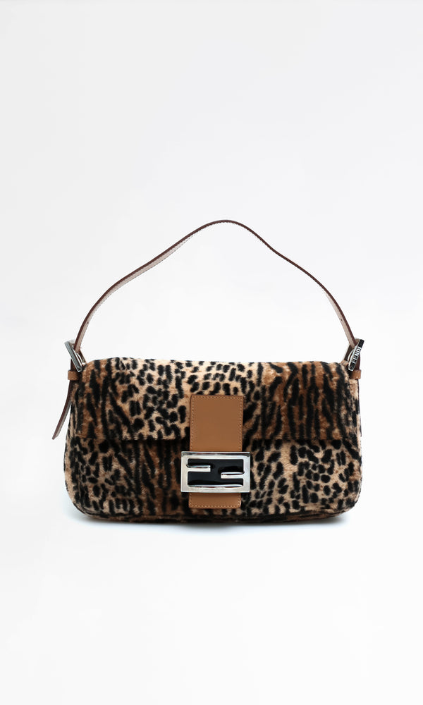 Fendi Leopard Baguette