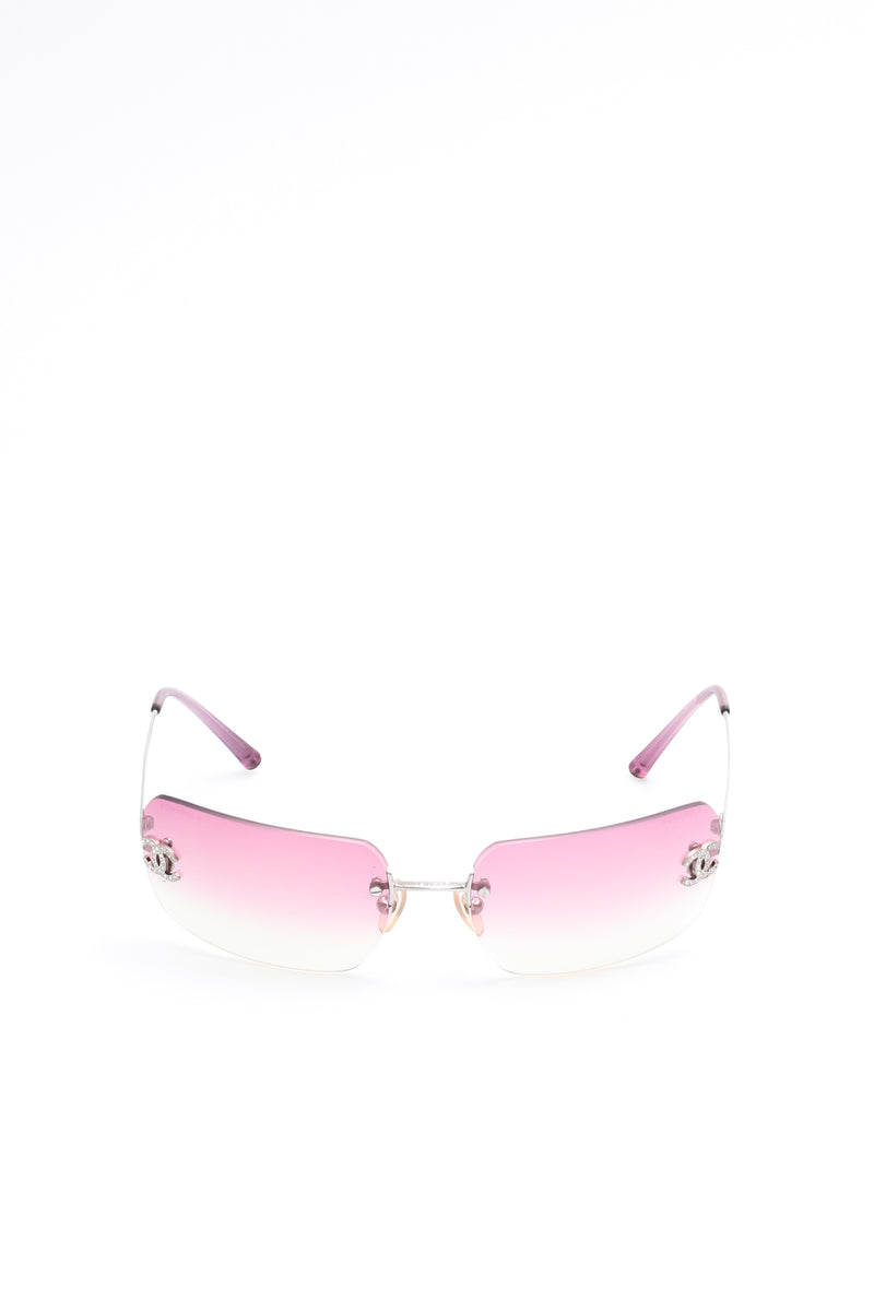 Chanel Rhinestone Sunglasses