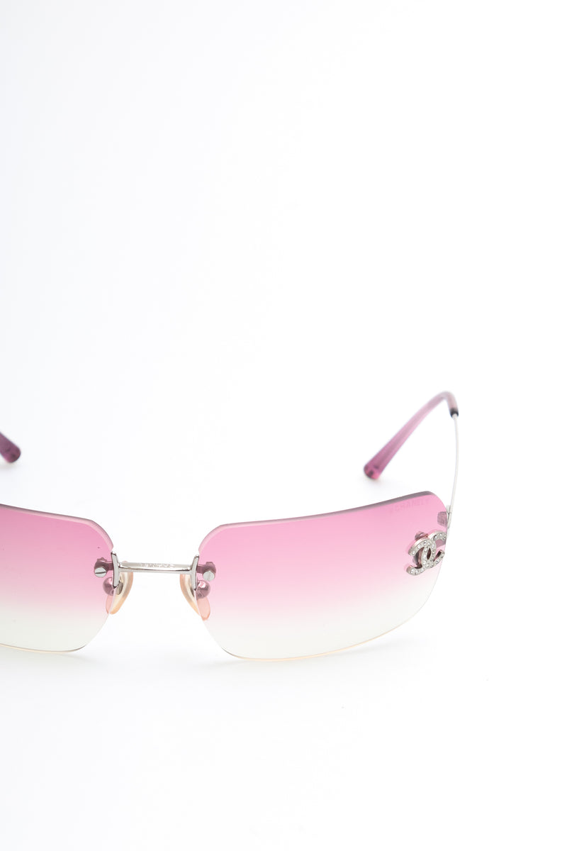 Chanel Rhinestone Sunglasses