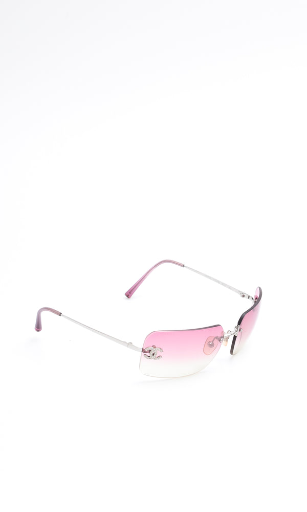 Chanel Rhinestone Sunglasses