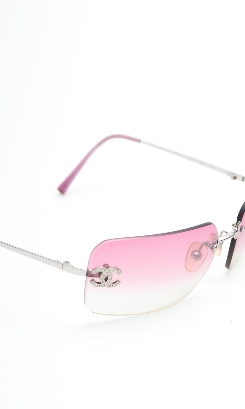 Chanel Rhinestone Sunglasses