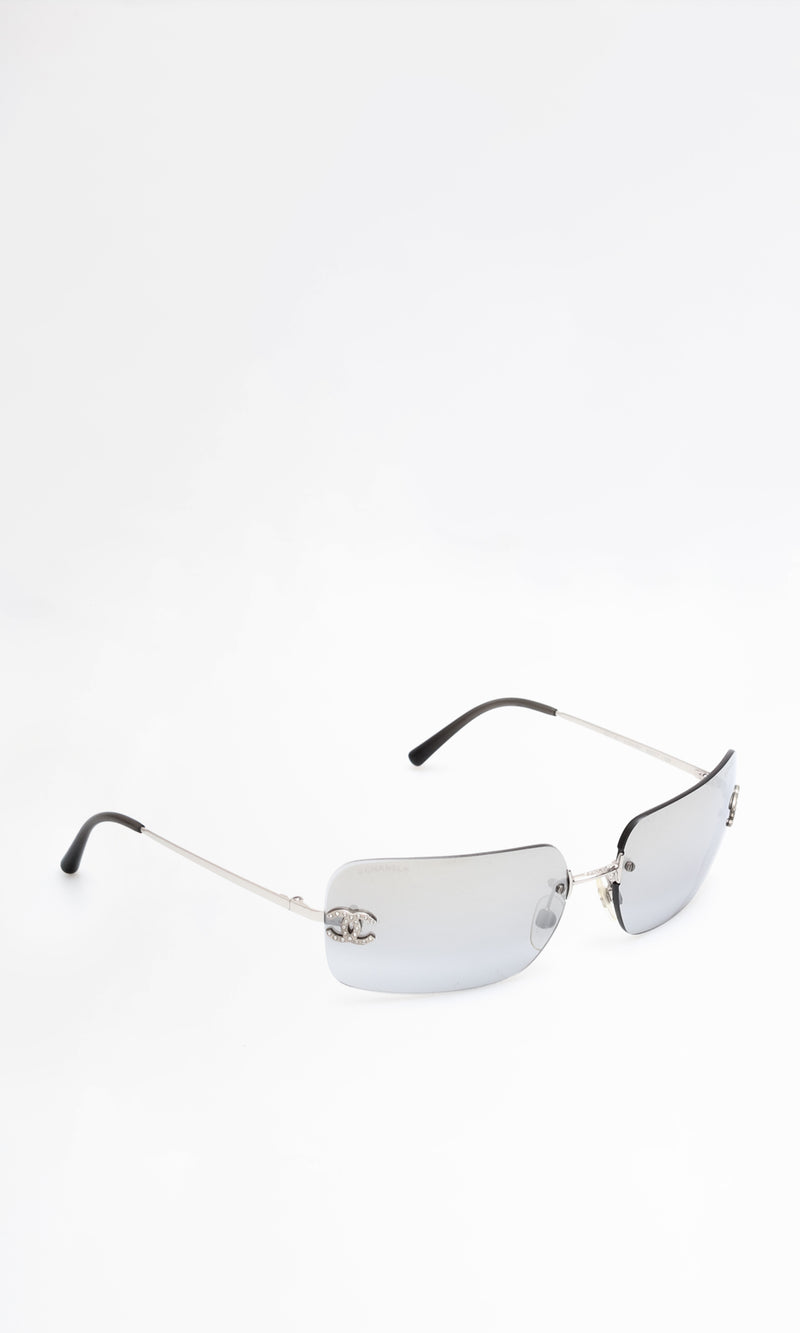 Chanel Rhinestone Sunglasses