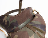 Dior Camouflage Saddle Bag