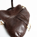 Dior Leather Saddle Bag