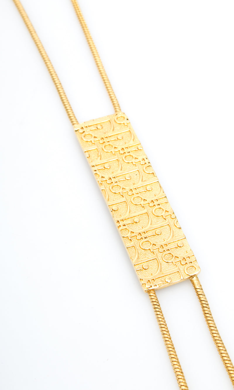 Dior Gold Trotter Necklace