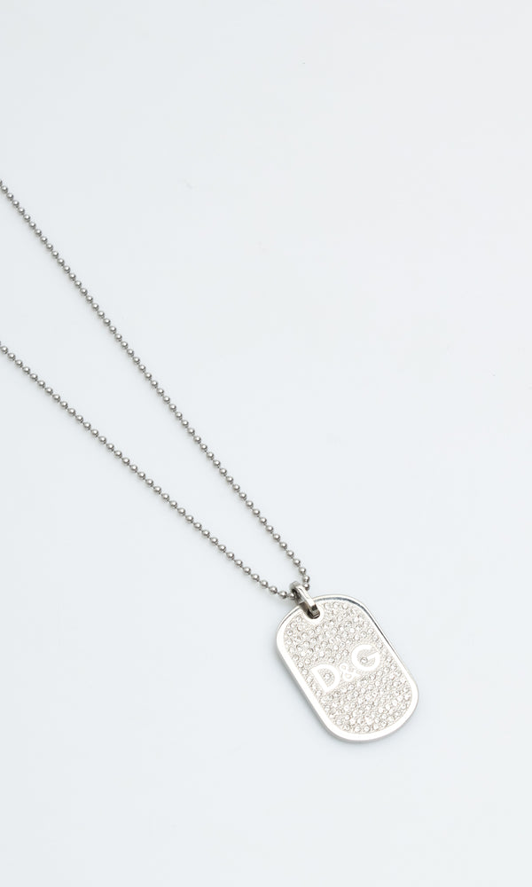 Dolce & Gabbana Tag Necklace