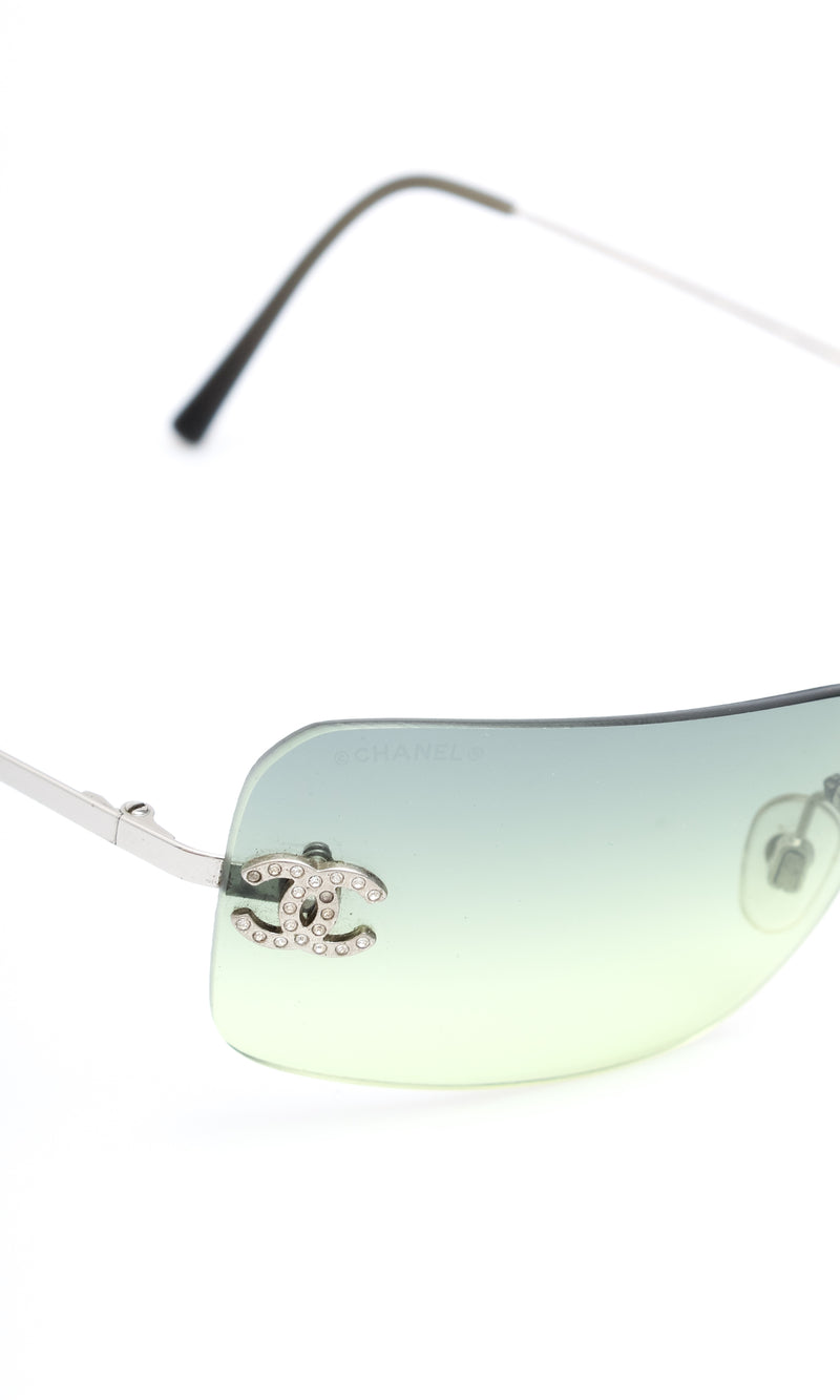 Chanel Rhinestone Sunglasses