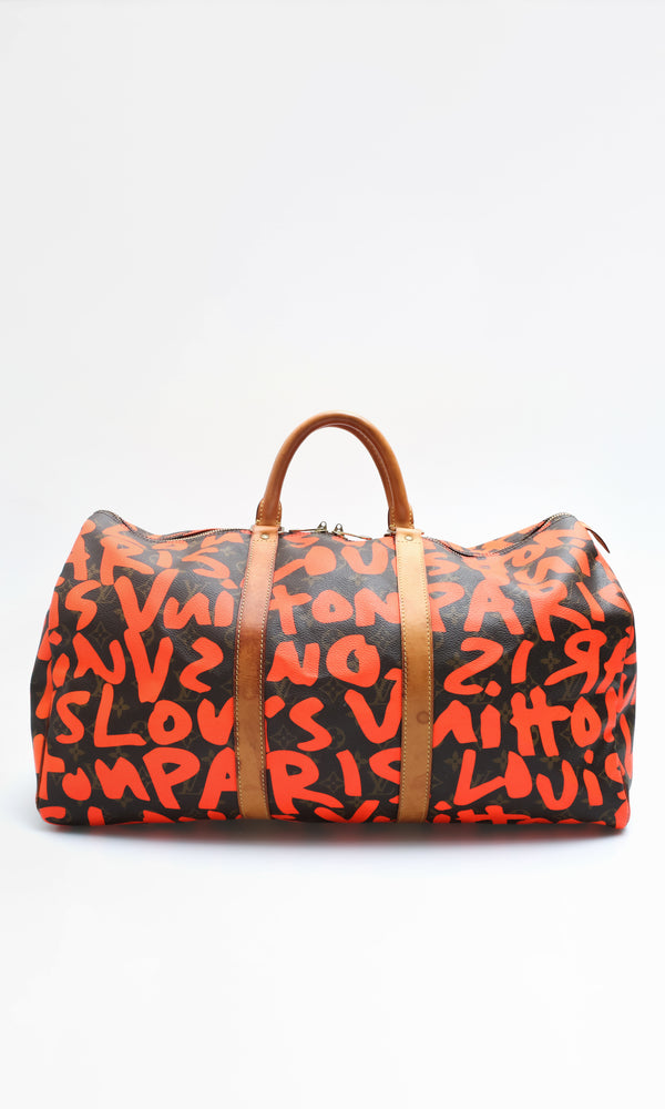 Louis Vuitton Graffiti Keepall 50