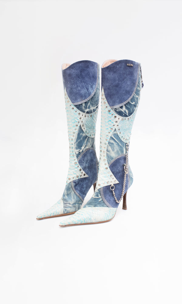 El Dante's Denim Boots