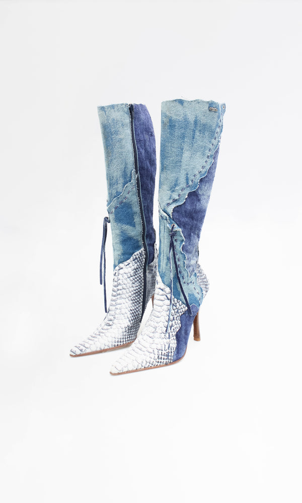 El Dante's Denim Boots