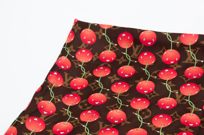 Louis Vuitton  X Takashi Murakami Cherry Scarf