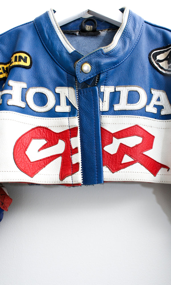 Honda Cropped Leather Jacket