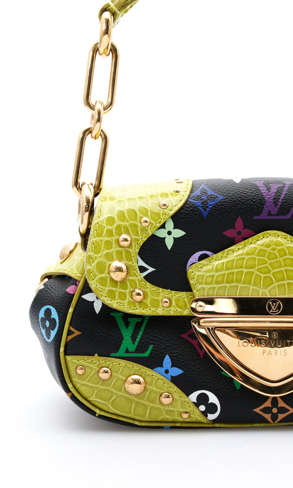 Louis Vuitton X Takashi Murakami Monogram Croc Marilyn Bag