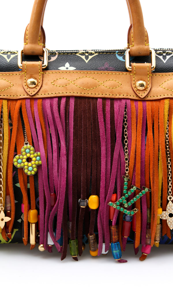 Louis Vuitton X Takashi Murakami Monogram Fringe Speedy 25