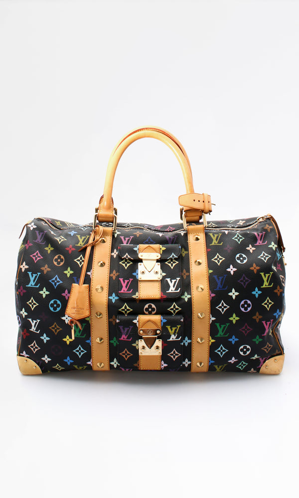 Louis Vuitton X Takashi Murakami Monogram Keepall 45