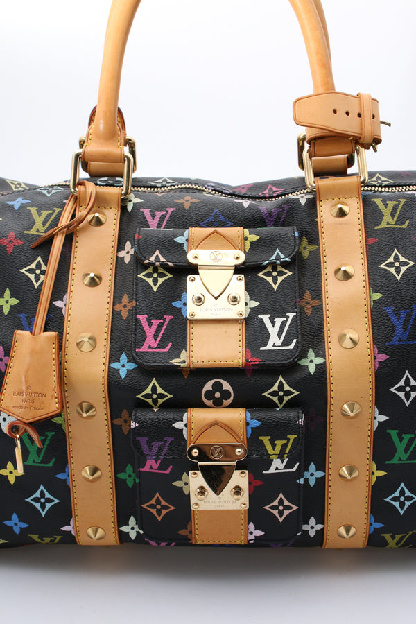 Louis Vuitton X Takashi Murakami Monogram Keepall 45