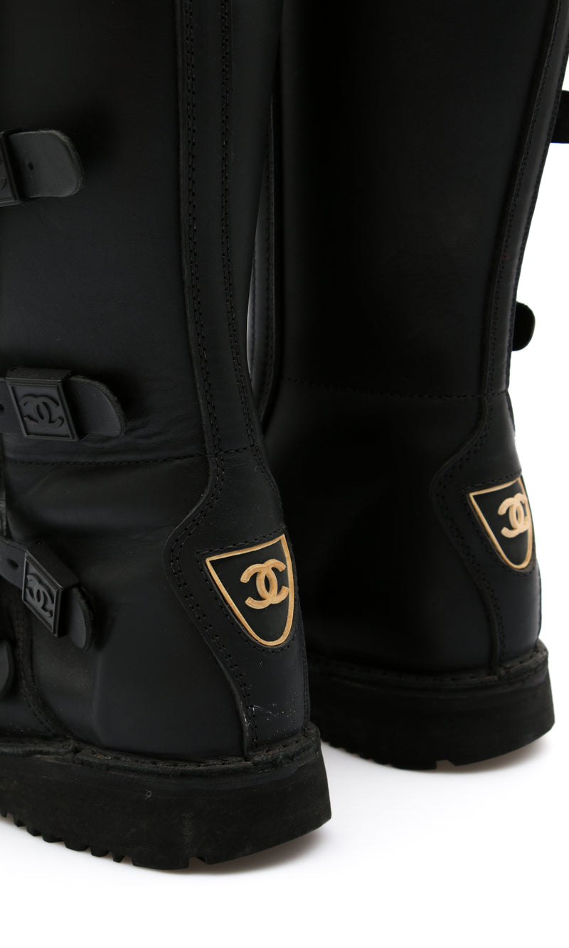 Chanel Biker Boots