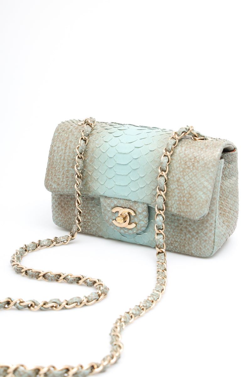 Chanel Snakeskin Flap Bag