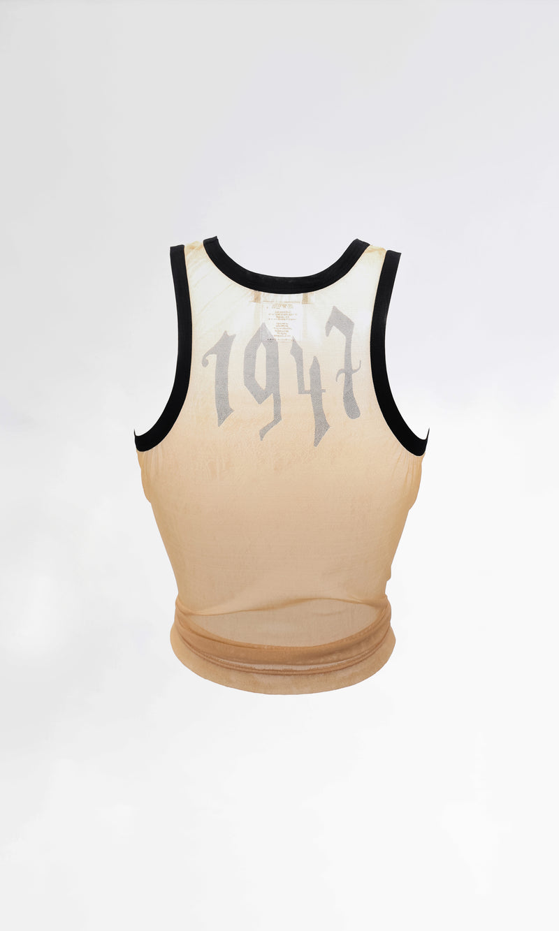 Dior Gothic Mesh Tank Top