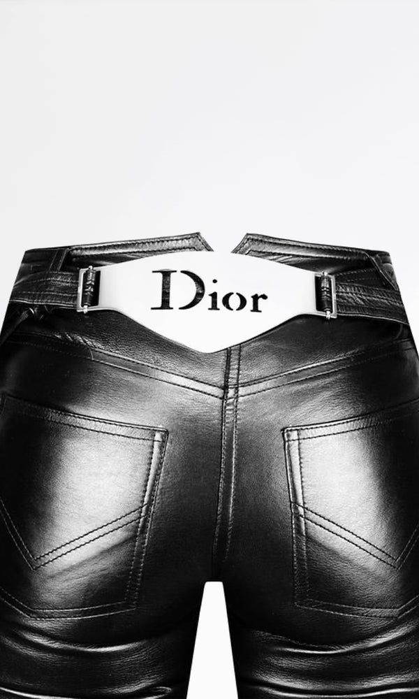 Dior Leather Trousers