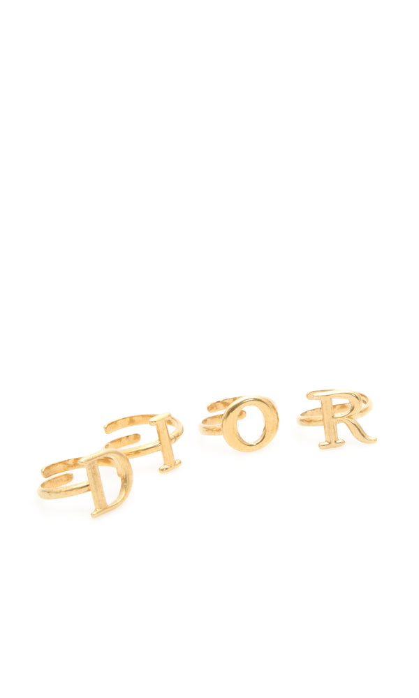 Dior Spellout Rings