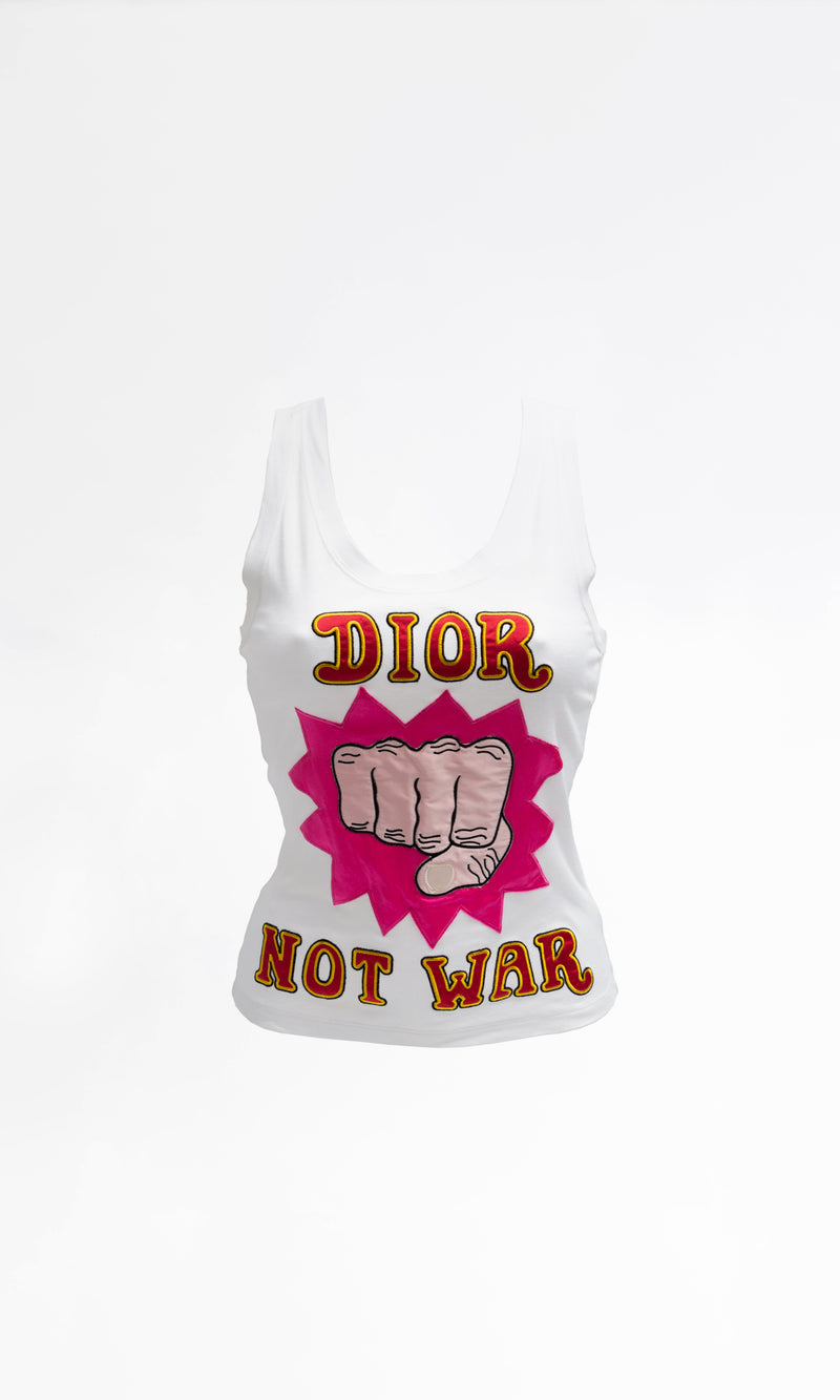 Dior "Not War" Tank Top