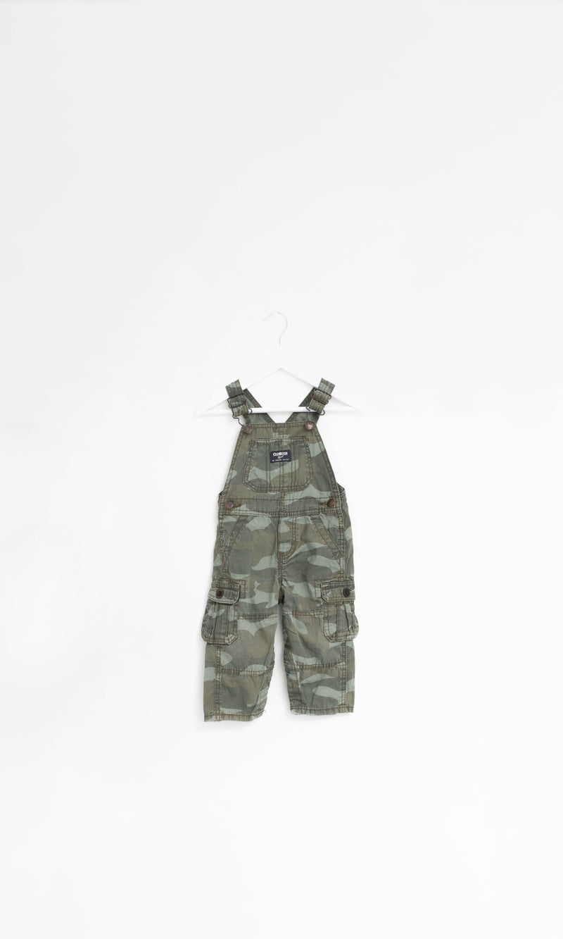 Baby Camo Dungarees Age 1