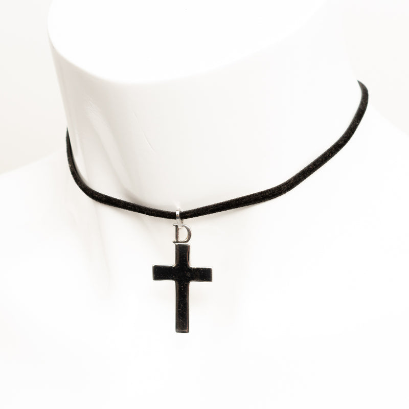 Dior Cross Choker Necklace