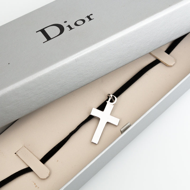 Dior Cross Choker Necklace