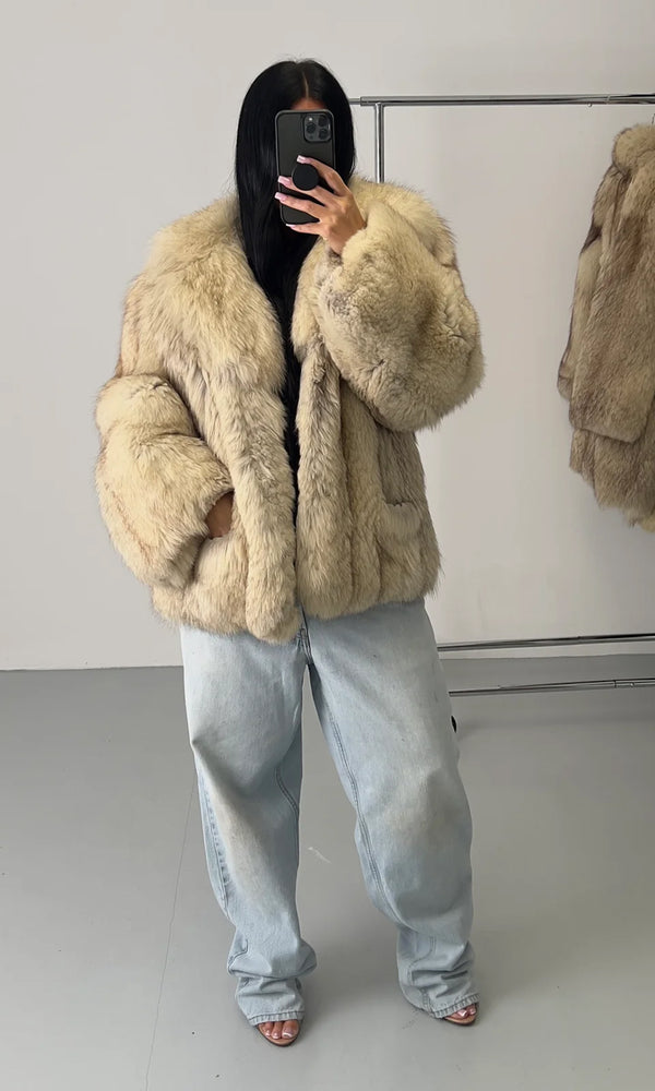 Vintage Fox Fur Coat