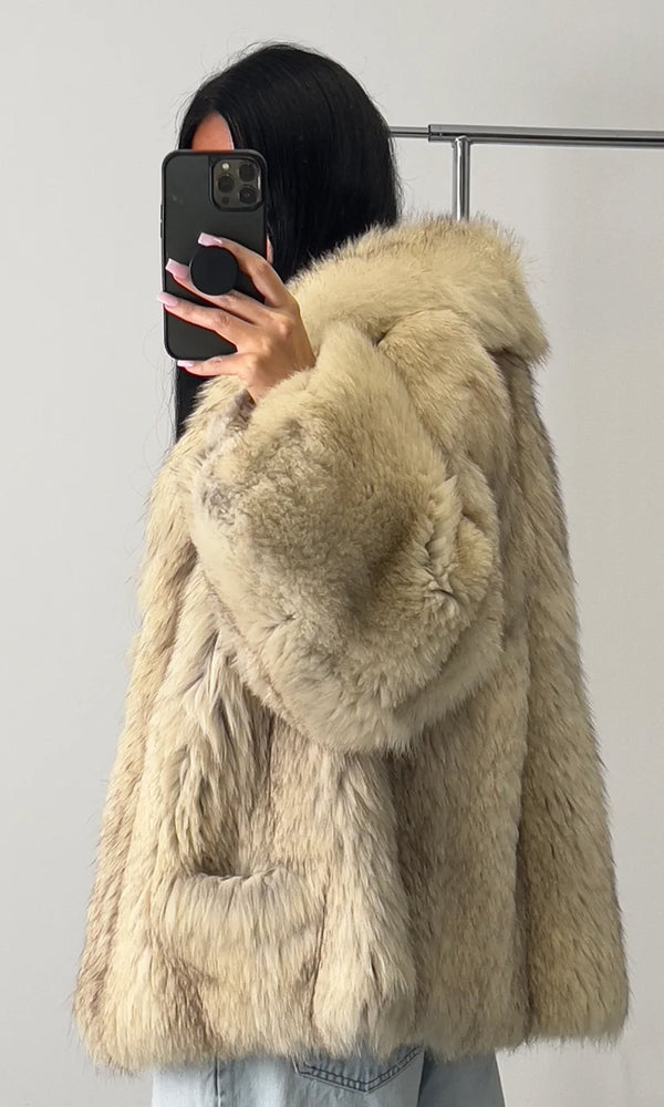 Vintage Fox Fur Coat