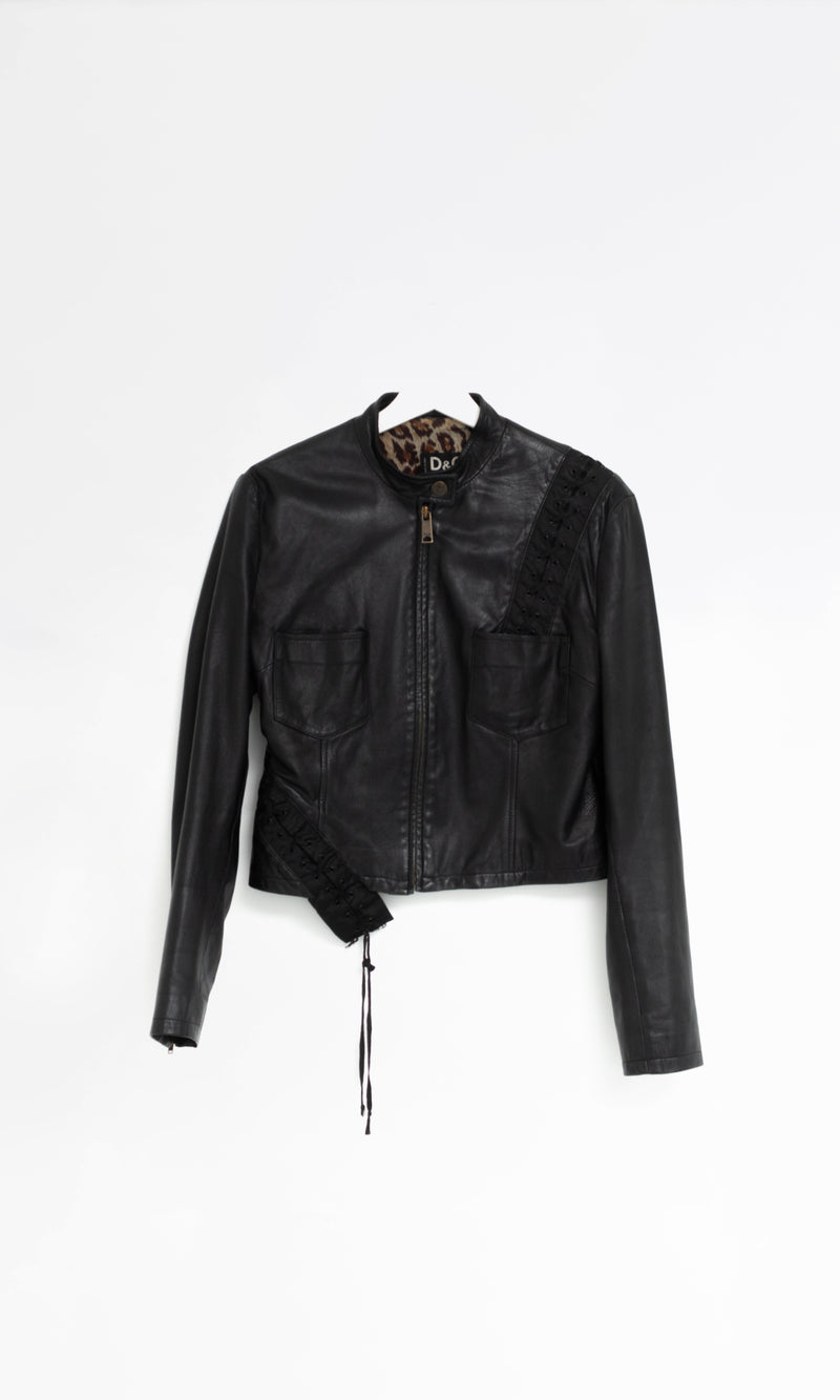 Dolce and Gabanna Leather Jacket