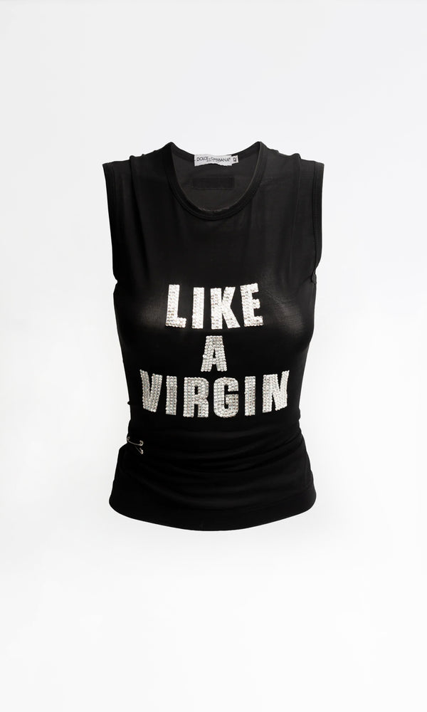 Dolce & Gabbana "LIKE A VIRGIN" Tank Top