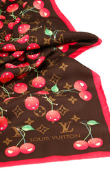 Louis Vuitton  X Takashi Murakami Cherry Scarf