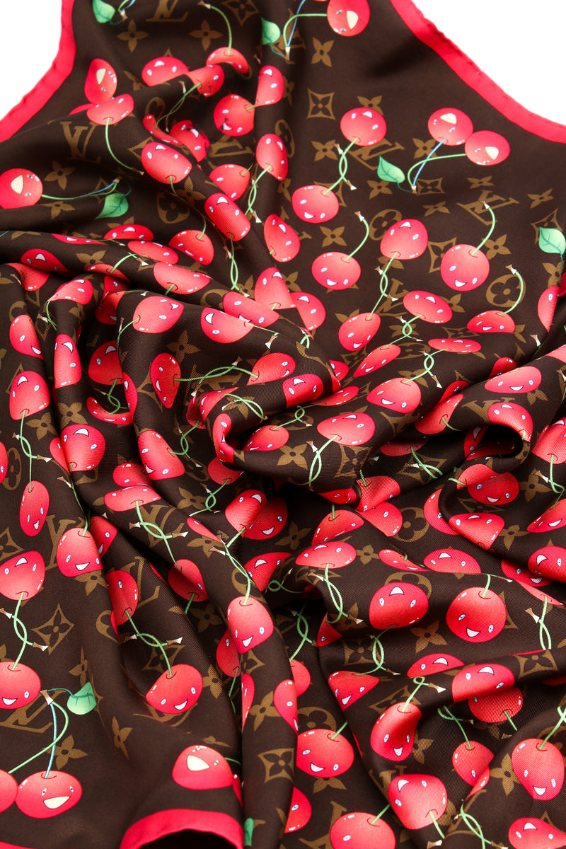 Louis Vuitton  X Takashi Murakami Cherry Scarf