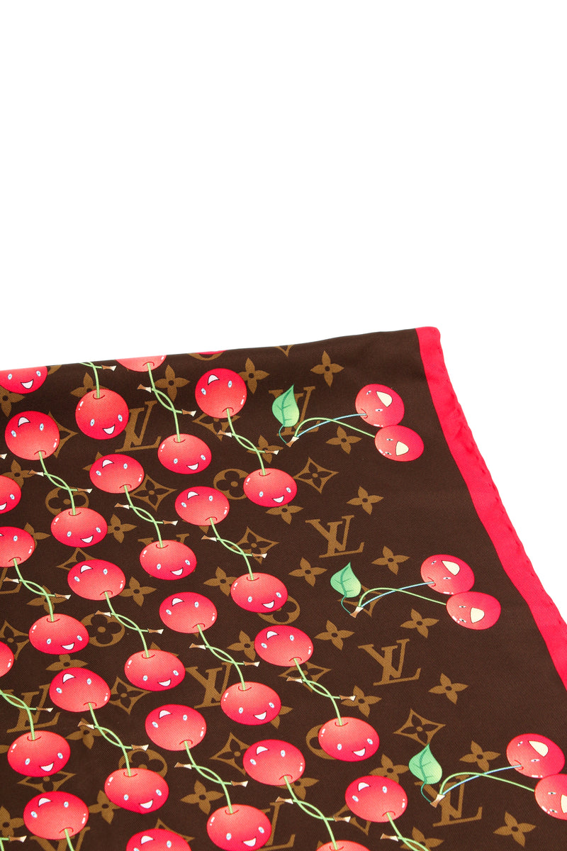 Louis Vuitton  X Takashi Murakami Cherry Scarf