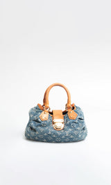 Louis Vuitton Denim Pleaty Bag